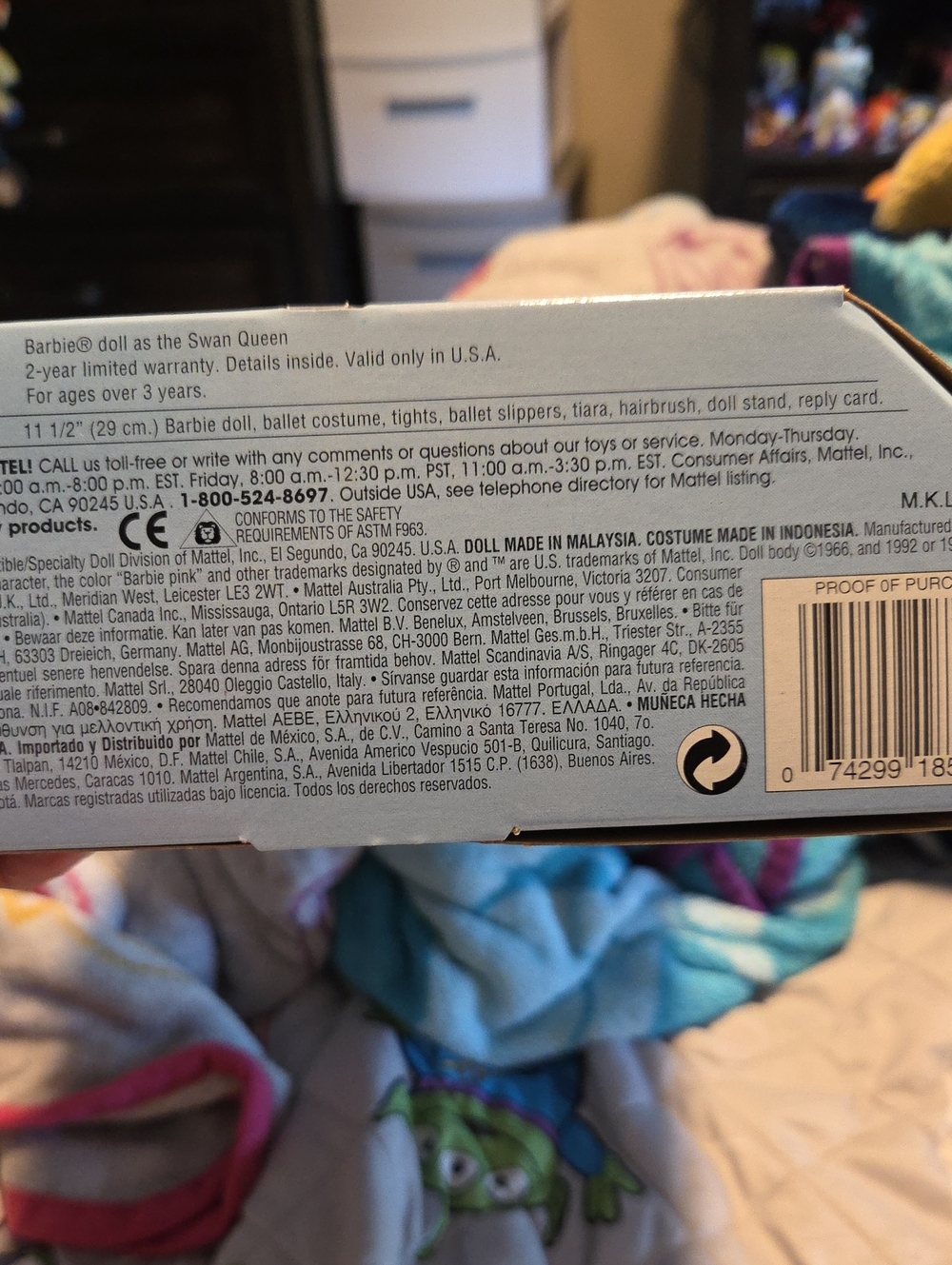 1997 Swan Queen Swan Lake Barbie nib - Picture 5 of 5
